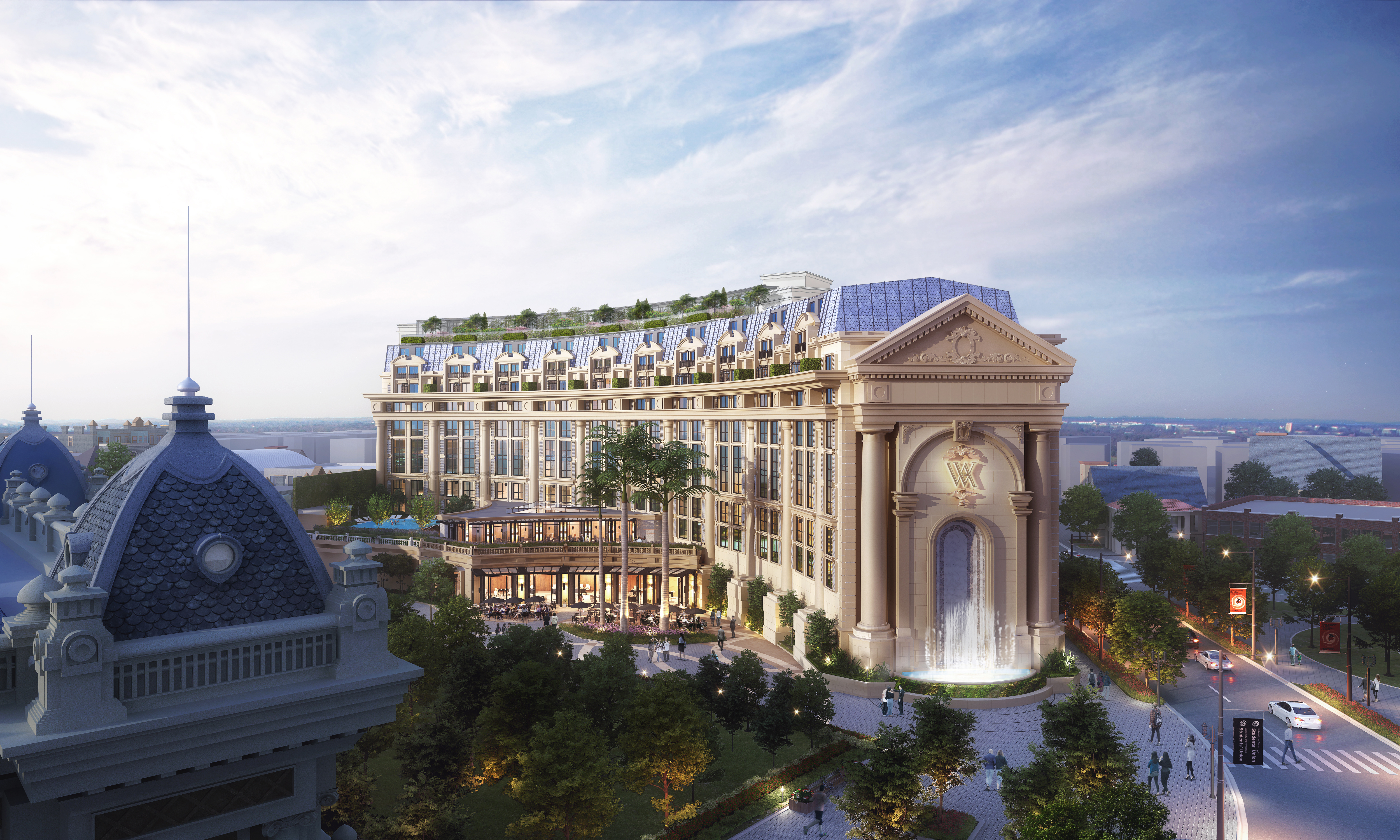 Waldorf Astoria Hanoi hotel rendering exterior