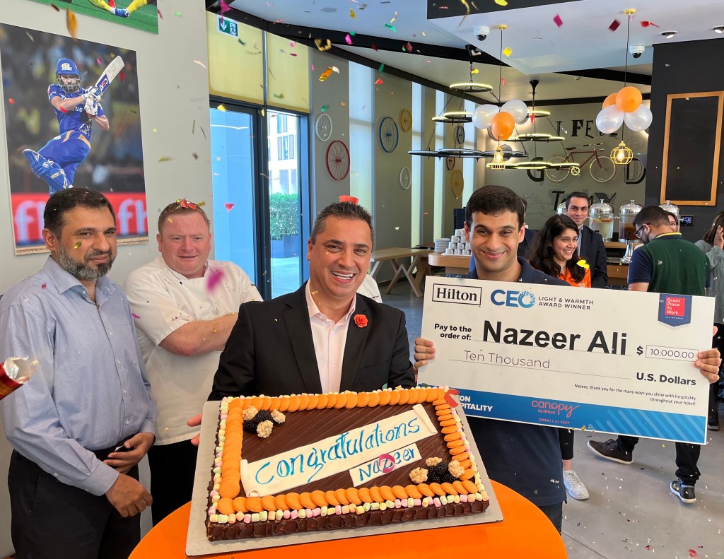 celebration for 2022 CEO Light &amp; Warmth Award Winner Nazeer Ali