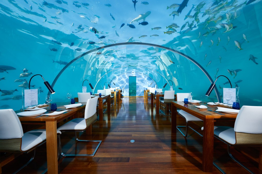 Ithaa Undersea Restaurant at Conrad Maldives Rangali Island