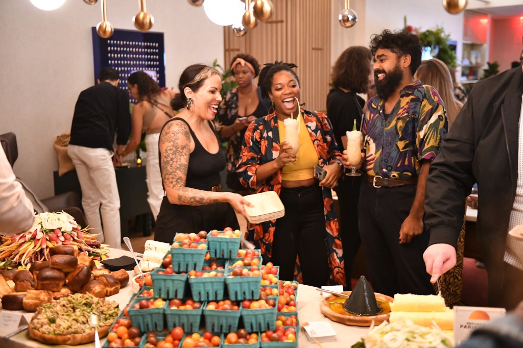 Attendees enjoy an exclusive Hilton Honors event with Questlove at Motto by Hilton New York City Chelsea