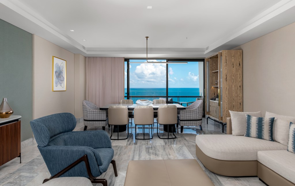 Waldorf Astoria Cancun - 636 Deluxe Ocean Front Suite with King Bed hilton hotel beach veiw