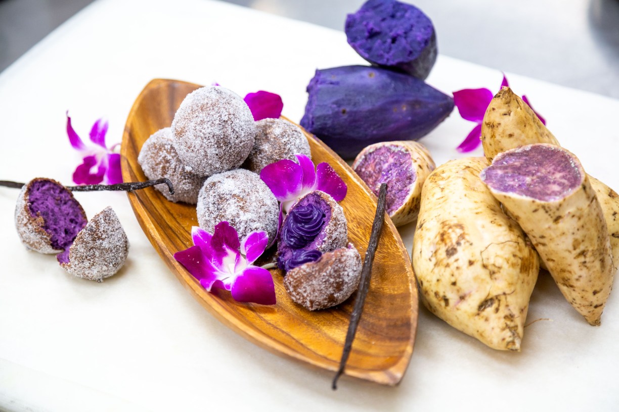 hotel hilton recipe Ube Malasada - Hilton Waikoloa Village