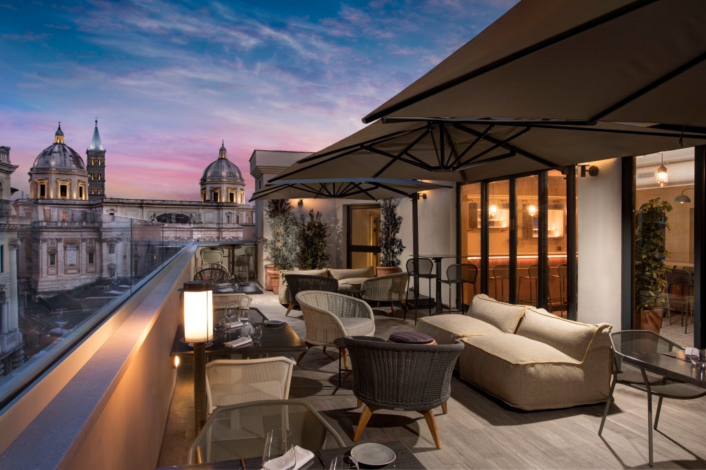 DoubleTree by Hilton Rome Monti rooftop bar