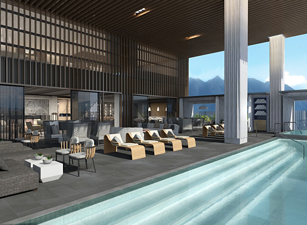 Hilton Monterrey - Pool Rendering