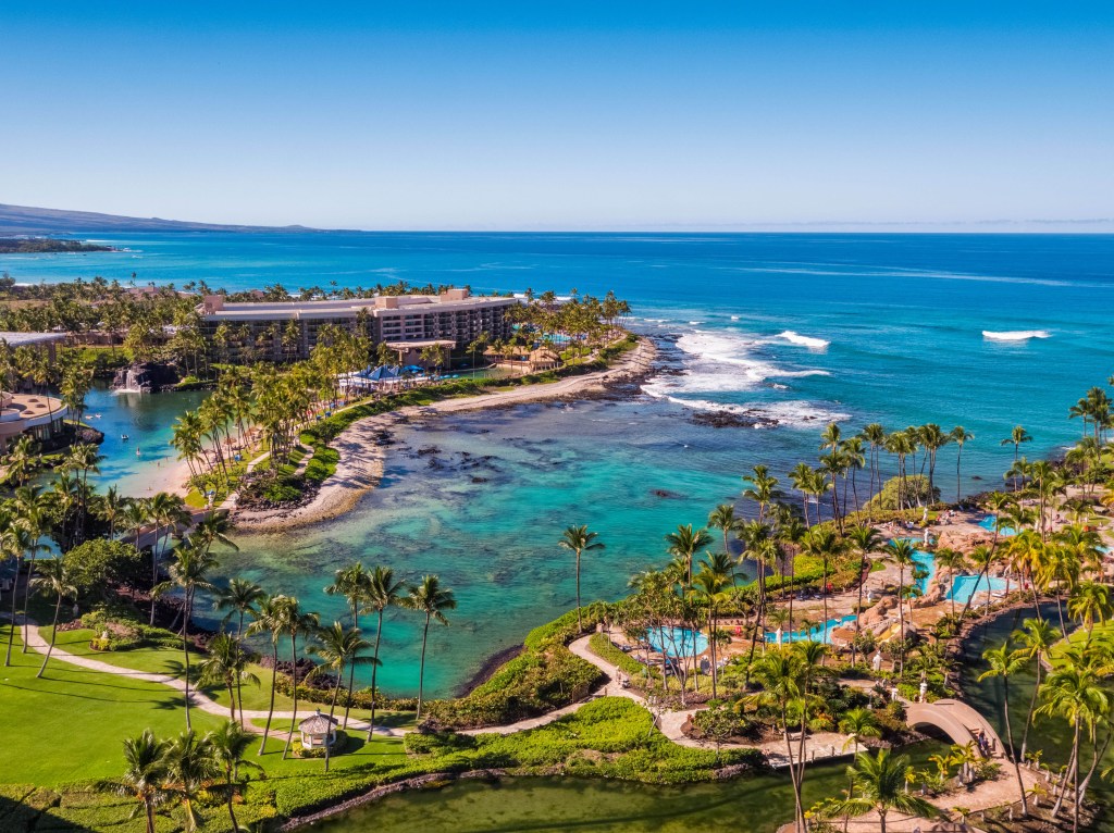 Hilton Waikoloa Village Aerial Photo