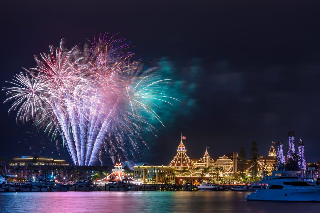 Fireworks at Hotel del Coronado, Curio Collection by Hilton