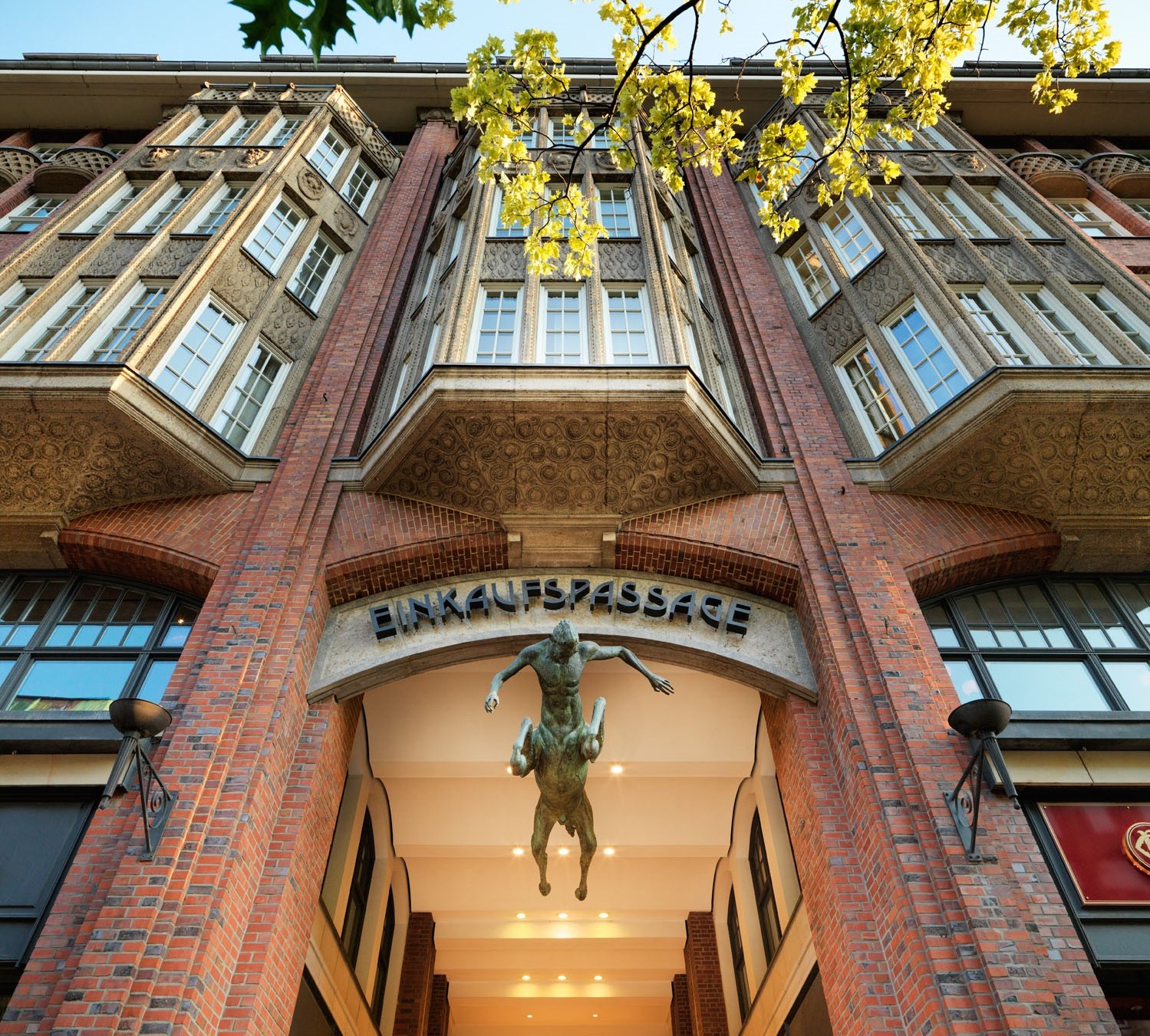 Levantehaus Front Entrance, Conrad Hamburg