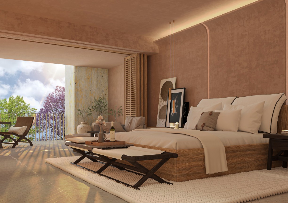 Waldorf Astoria San Miguel de Allende - Guest Room hotel luxury rendering