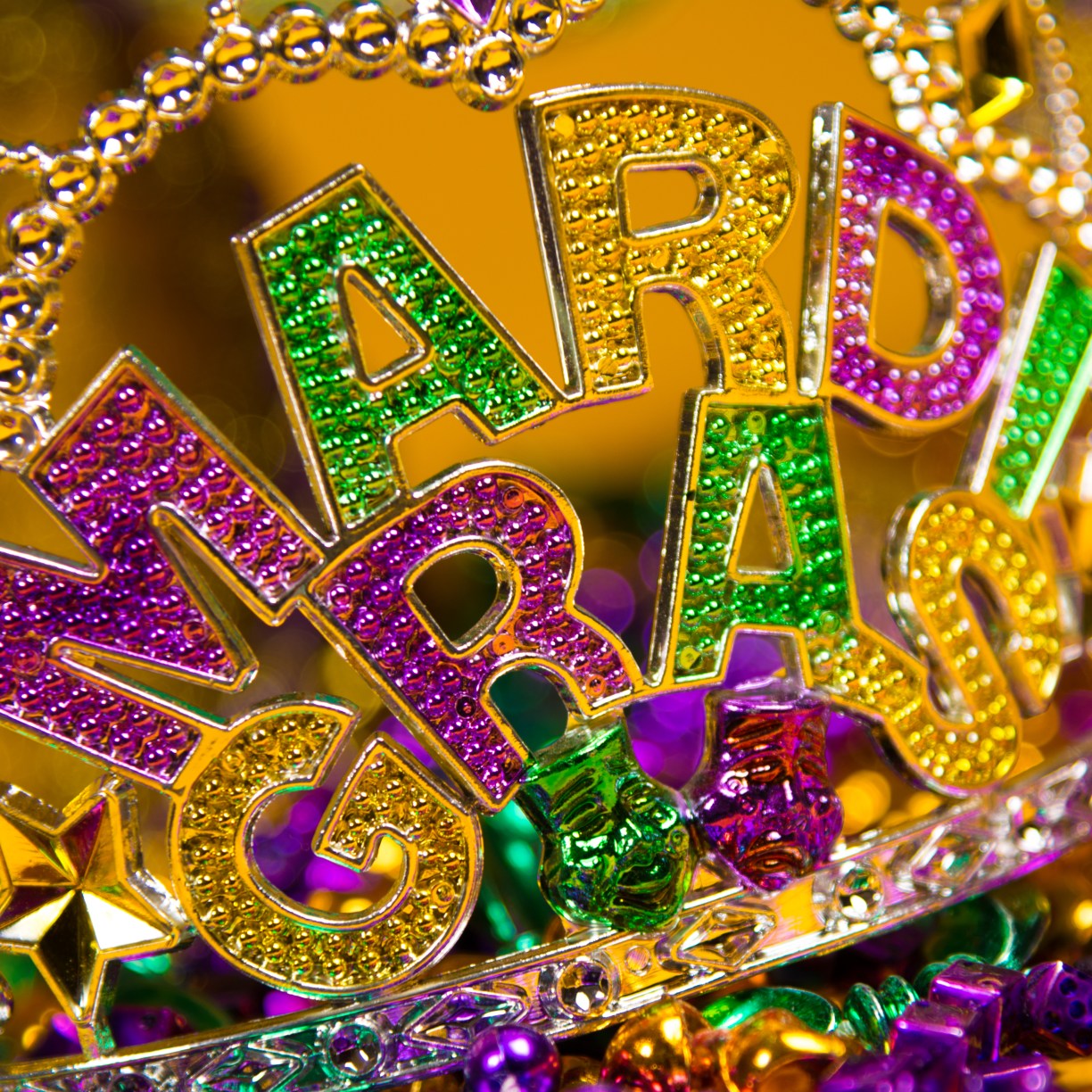 Mardi Gras Crown and decorations - Photo Credit: Mike Flippo/Shutterstock