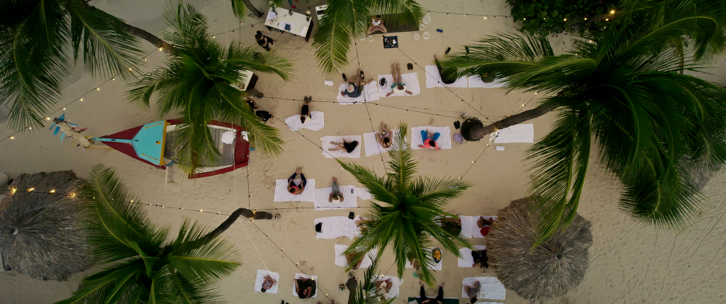 Aerial view of Retrograde Ritual at Hilton Aruba Caribbean Resort and Casino