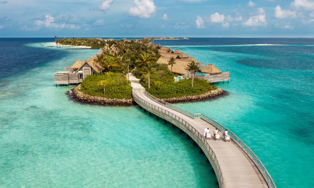 Waldorf Astoria Maldives Ithaafushi - Aerial View Destination Hotels
