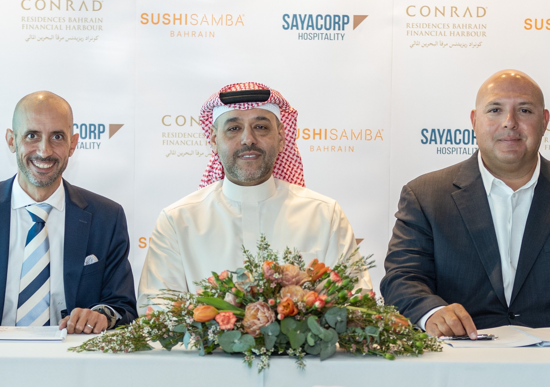 SUSHISAMBA Conrad Residences Bahrain Financial Harbour Signing