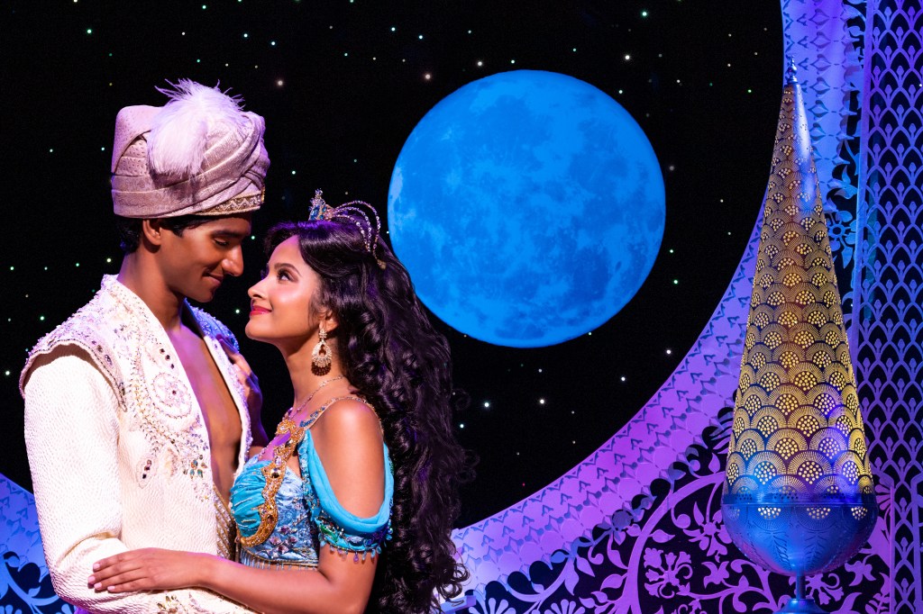 Michael Maliakel - Aladdin and Shoba Narayan - Jasmine photo by Matthew Murphy c-Disney