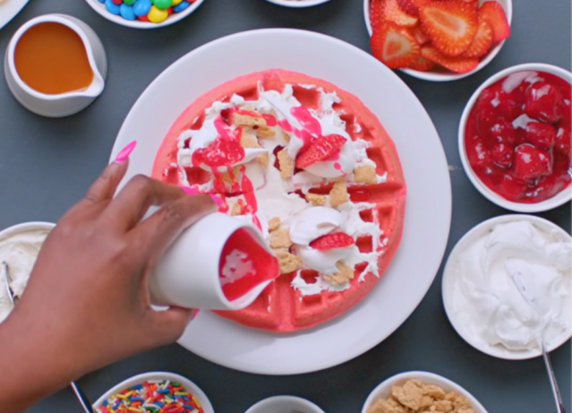 Regina Triche Creates Strawberry Waffle Magic With Paris Hilton