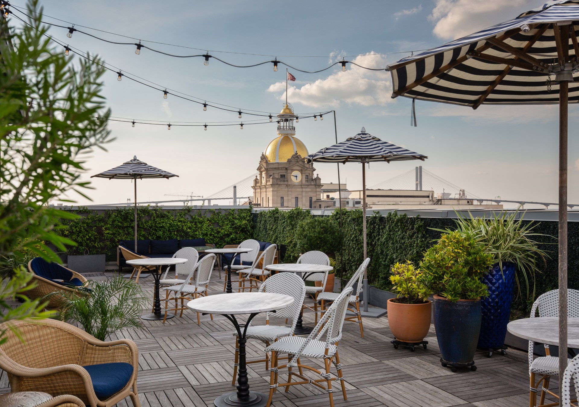 rooftop at The Drayton Hotel Savannah, Curio Collection by Hilton