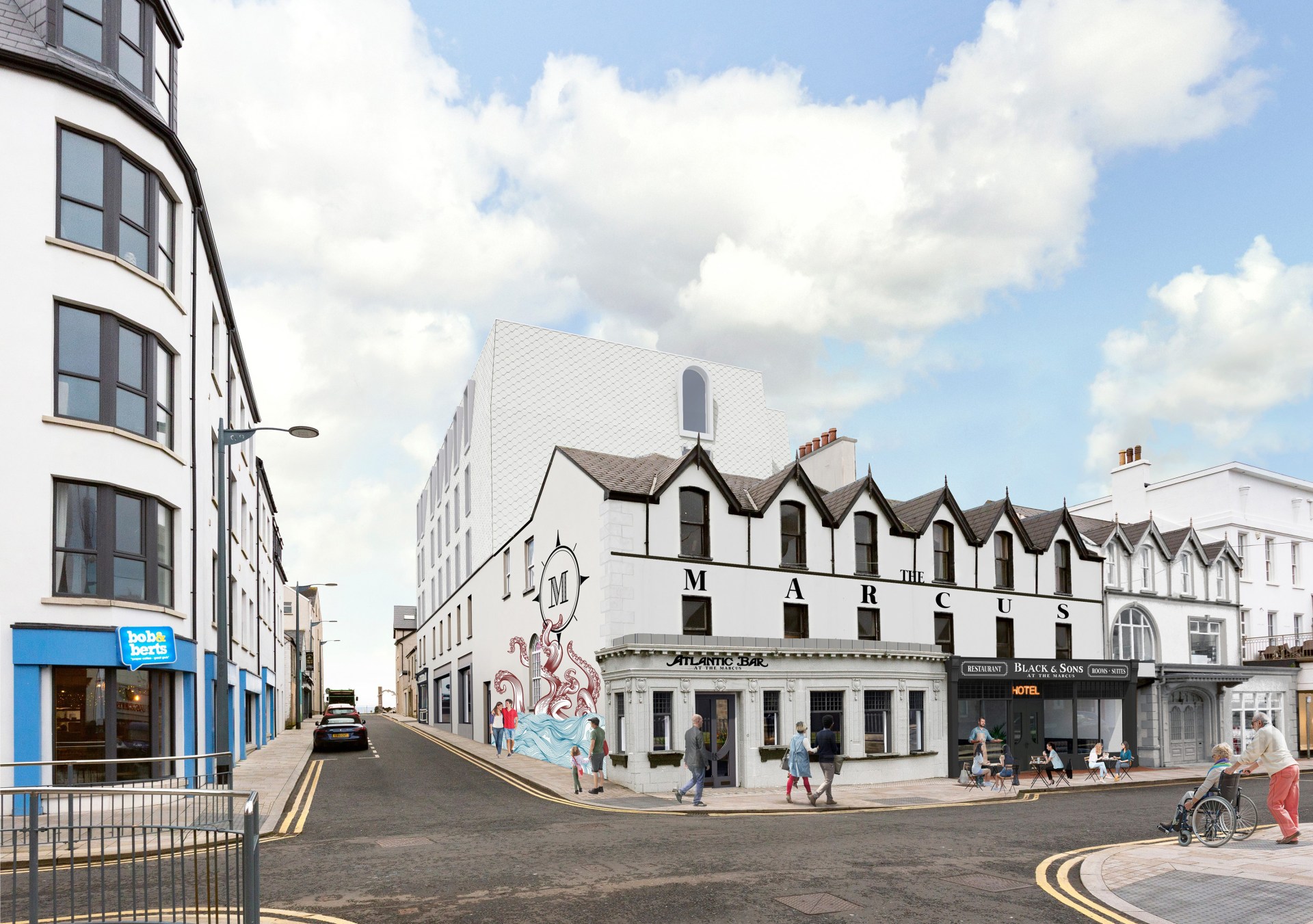 rendering of The Marcus Hotel Portrush, Tapestry Collection by Hilton