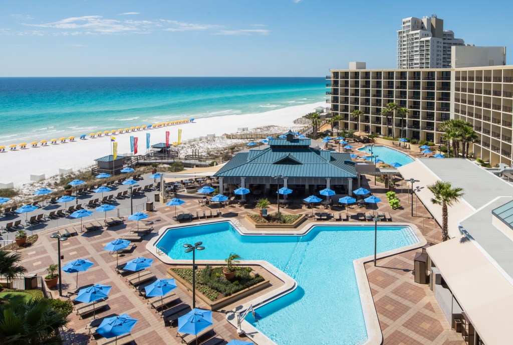 Hilton Sandestin Beach Golf Resort &amp; Spa - Pool Aerial View