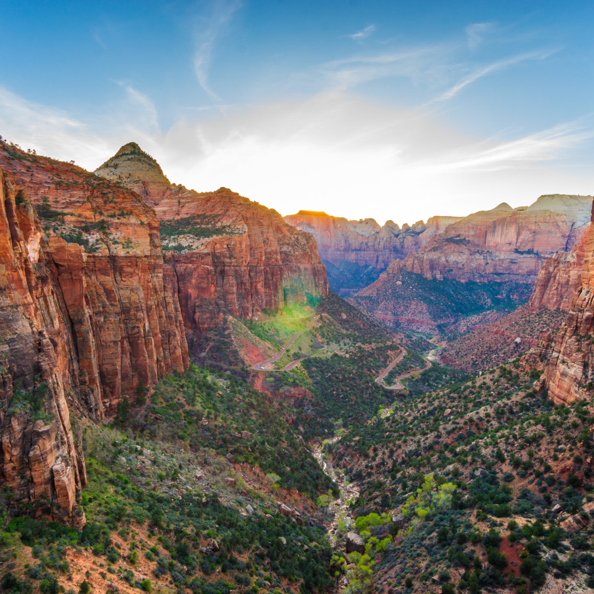 Amazing,View,Of,Zion,National,Park,,Utah