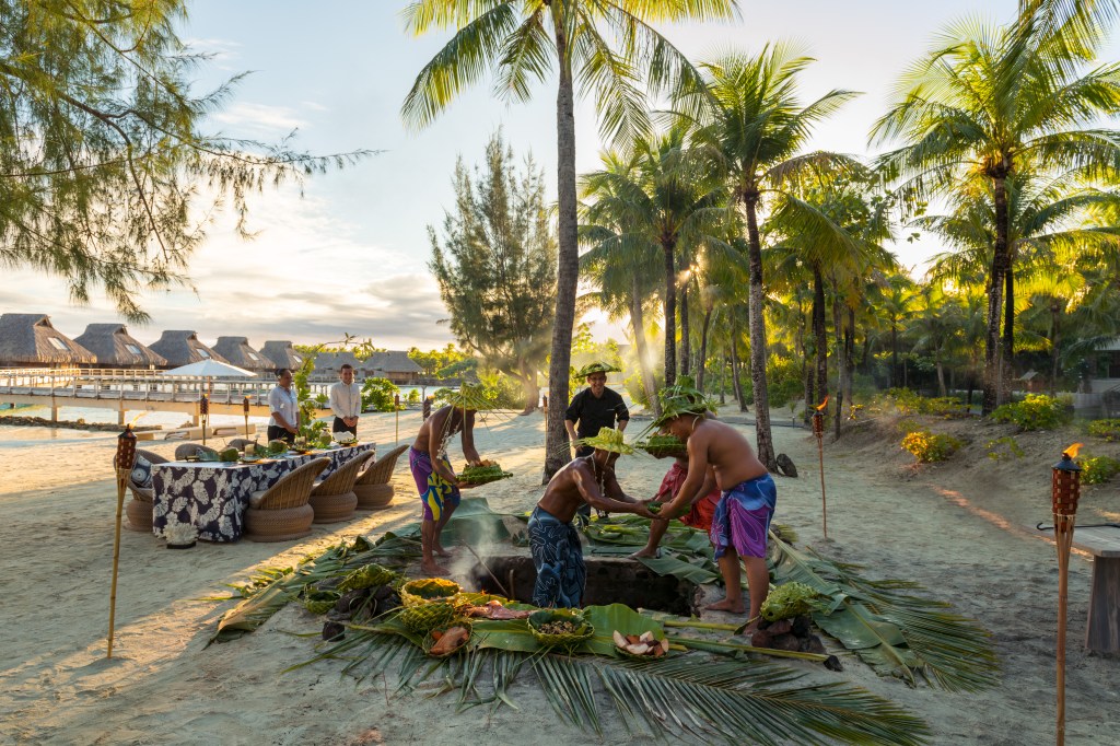 A Polynesian Barbeque at Conrad Bora Bora Bui