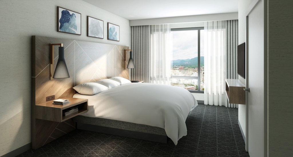 Embassy Suites by Hilton Asheville Downtown - King Bedroom rendering