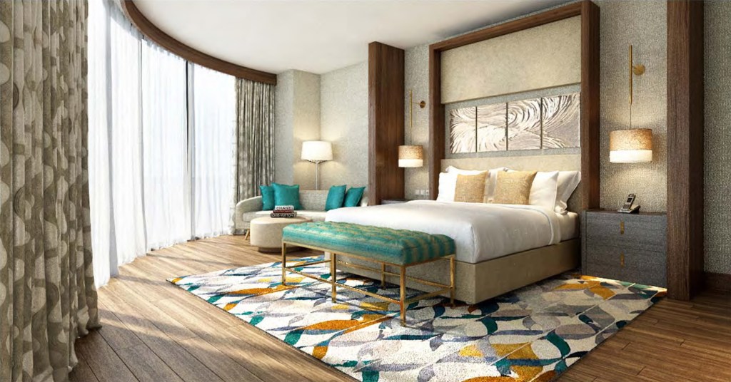 Hilton Cairo Nile Maadi - Rendering - Guest Room