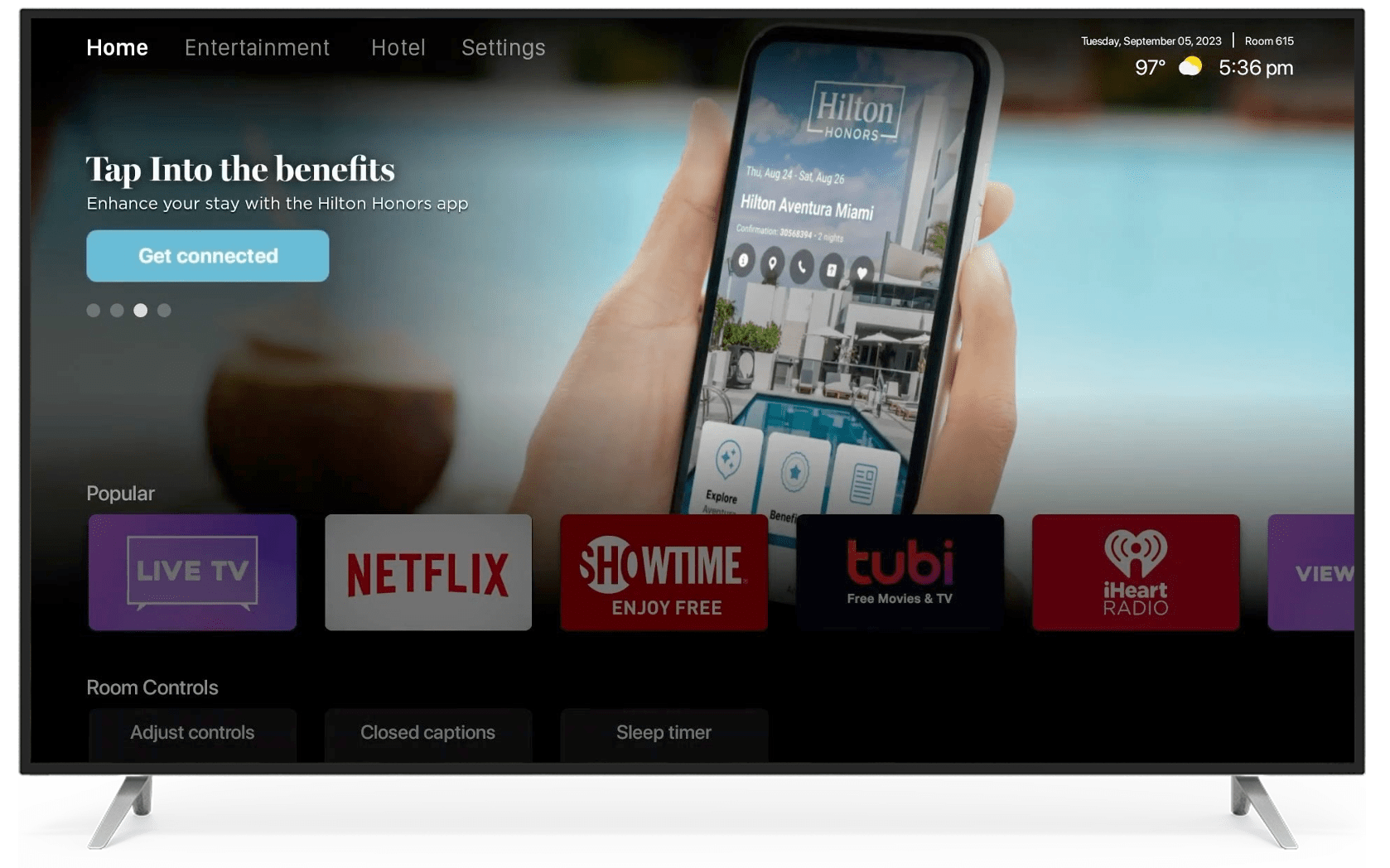 [Connectivity:Personalization] Hilton Connected TV