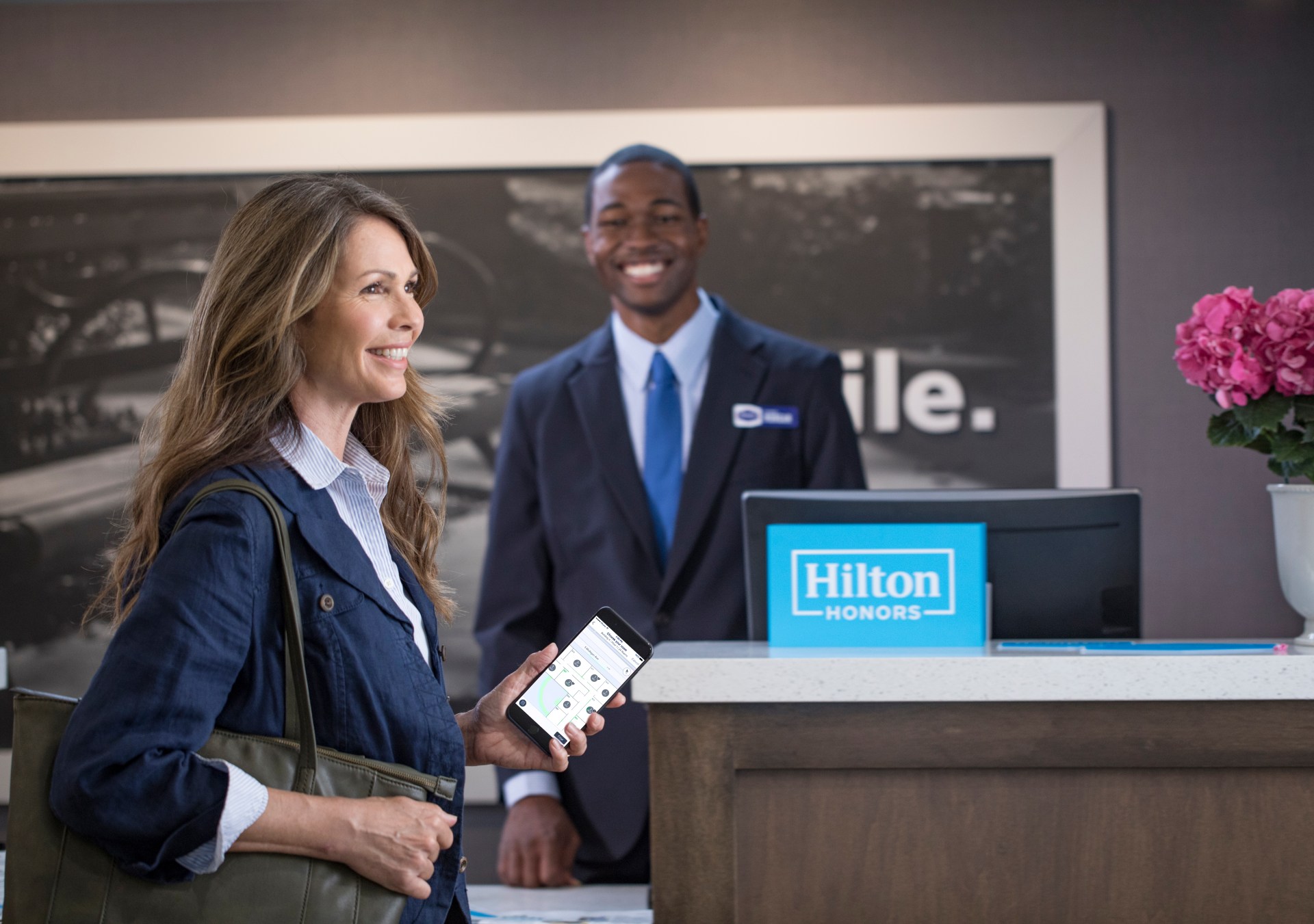 Hampton by Hilton Choose Your Room - Guest and Front Desk Team Member