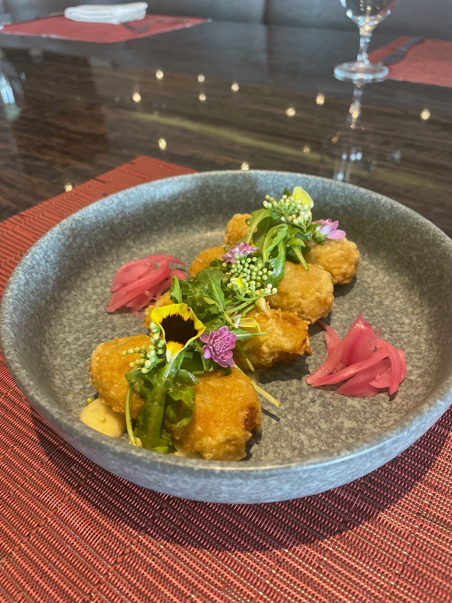 Hilton Panama - Chickpea and Soy Croquettes