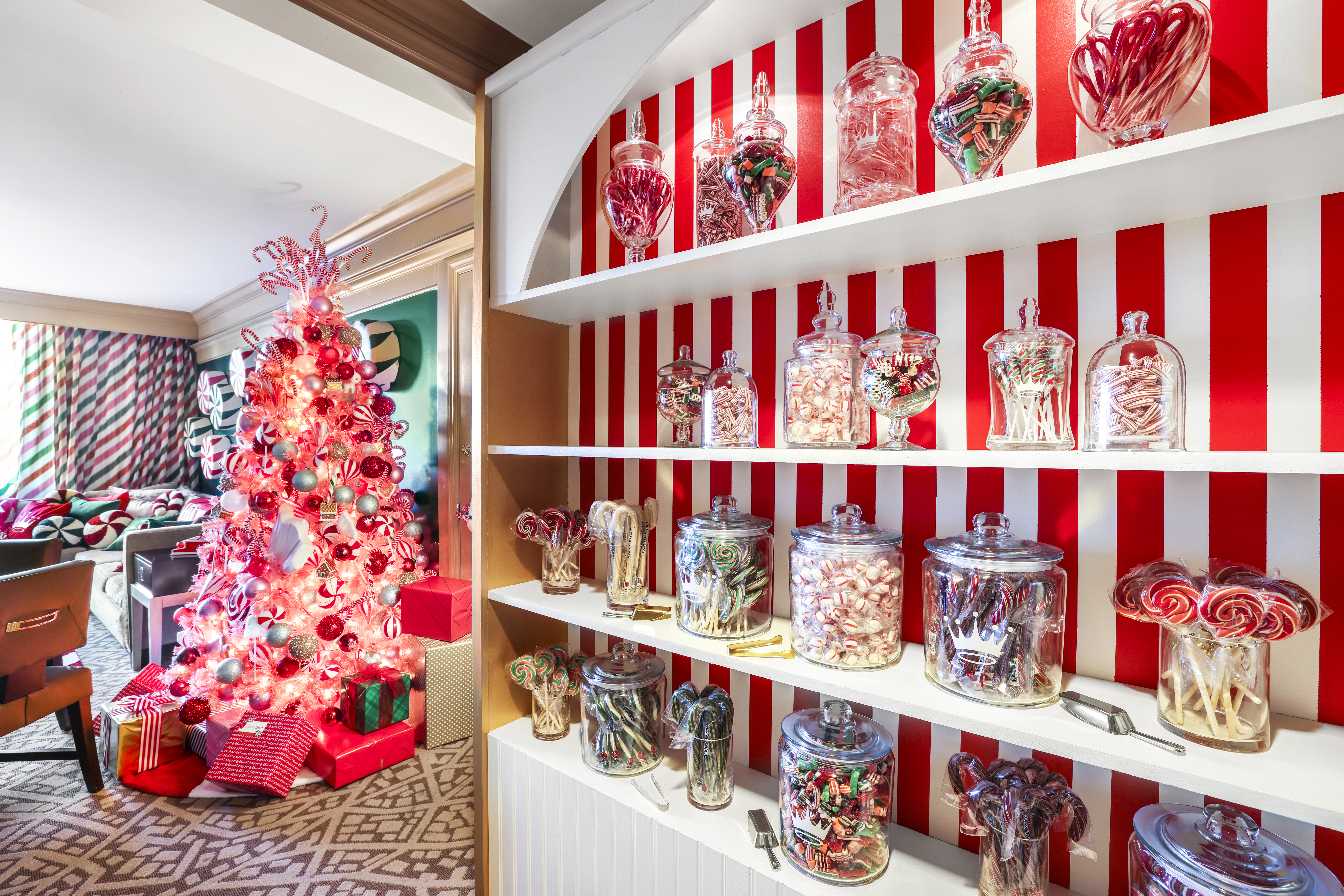 Hilton and Hallmark Channel - Hallmark’s Holiday Sweetest Suite at Hilton New York Times Square - Hallmark Channel Candy Store