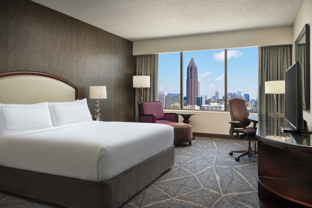 Hilton Atlanta - King Guest Room View