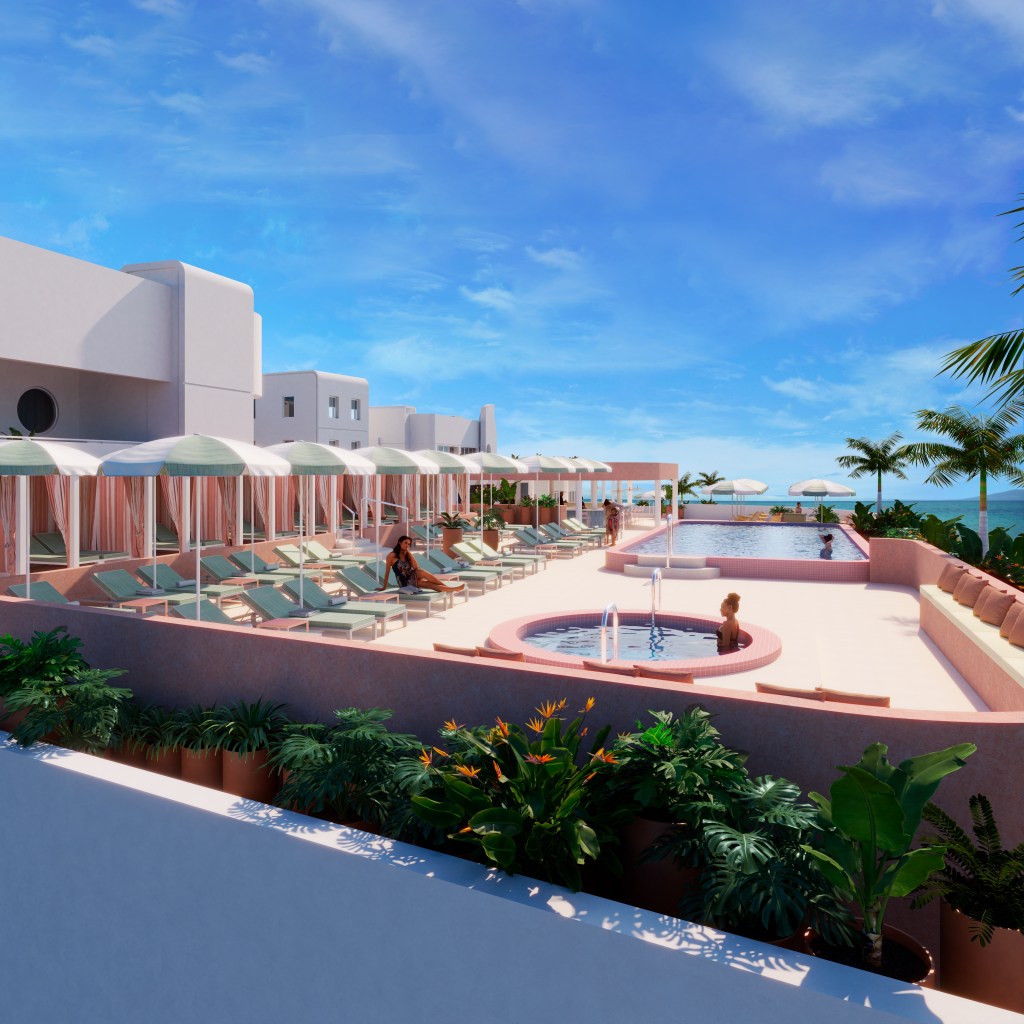 Perla La Paz, Tapestry Collection by Hilton - Pool Area - Rendering