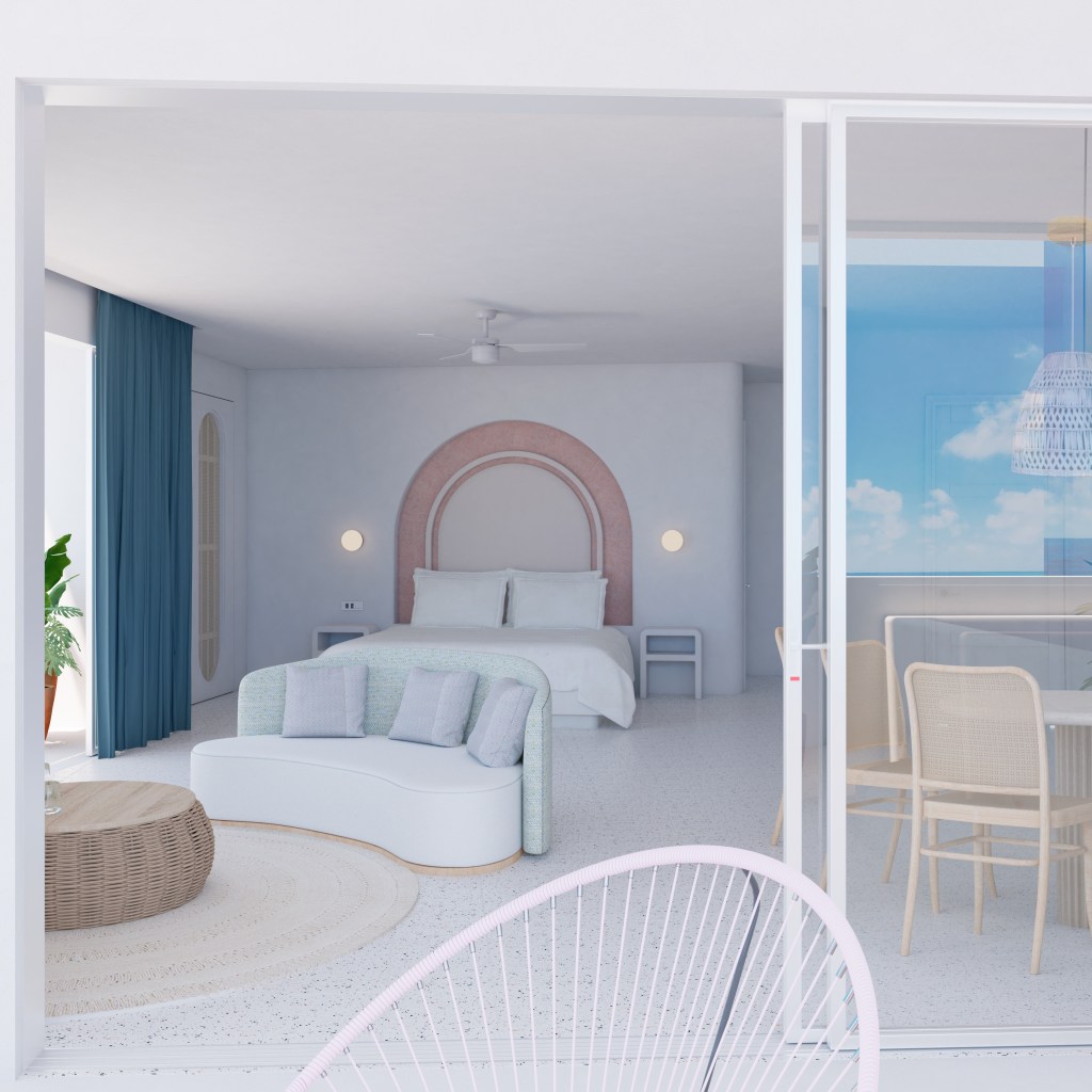 Perla La Paz, Tapestry Collection by Hilton - Suite Guest Room - Rendering