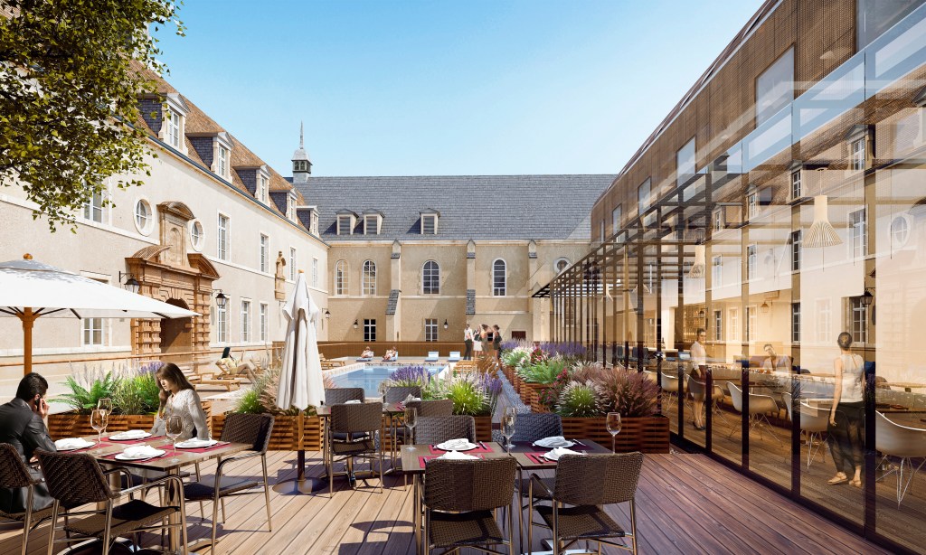 Sainte-Anne Hotel Dijon, Curio Collection by Hilton - Pool Courtyard