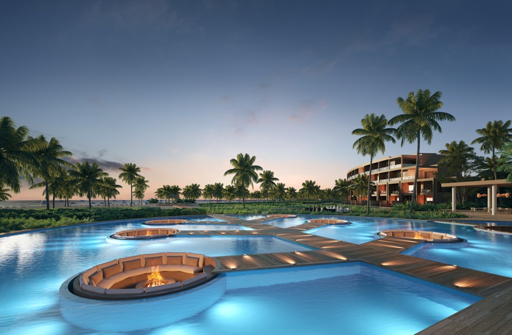 Zemi Miches All-Inclusive Resort, Curio Collection by Hilton - Pool Night