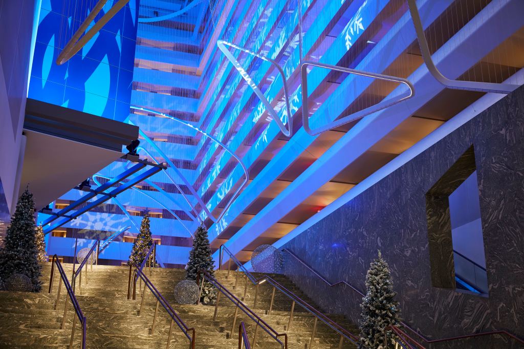 Conrad New York Downtown - Christmas Tree - Lobby - Photo Credit Mark Weinberg