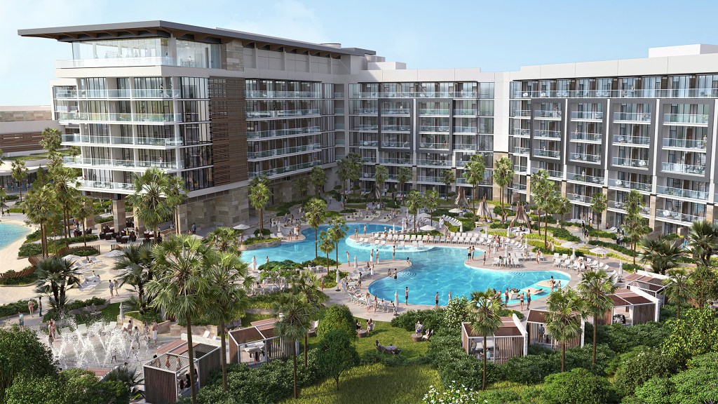Conrad Orlando - Rendering - Exterior Resort Pool