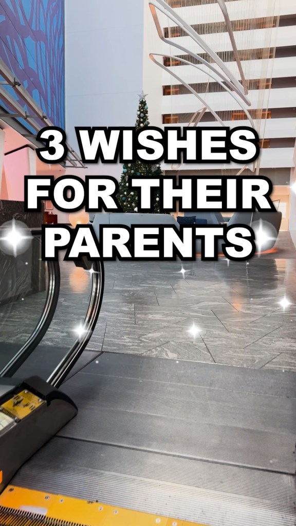 Hilton collaboration with RecessTherapy video screenshot - 3 Wishes for their parents