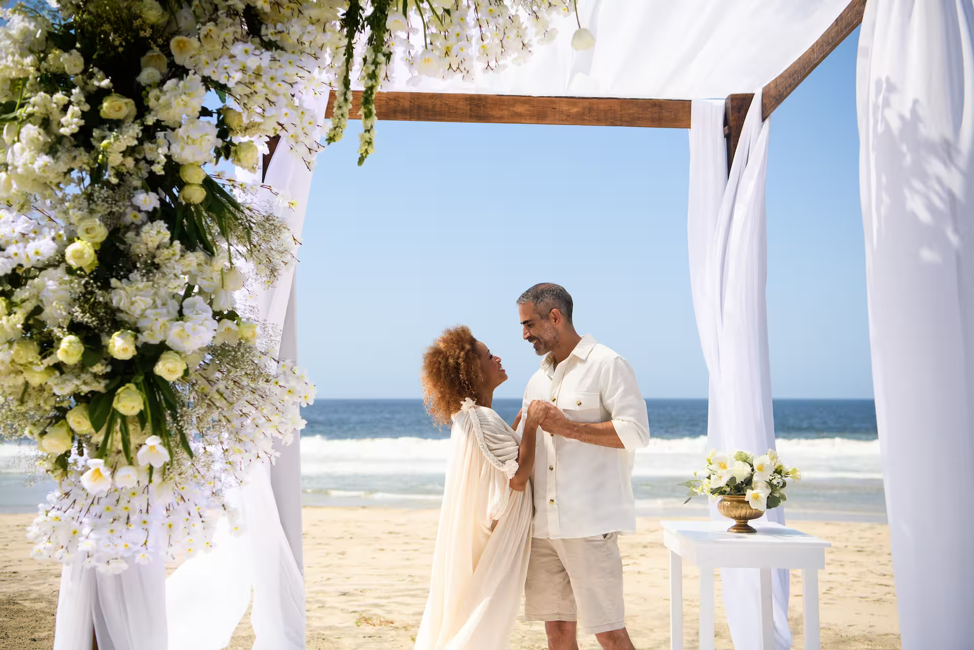 Couple wedding romance