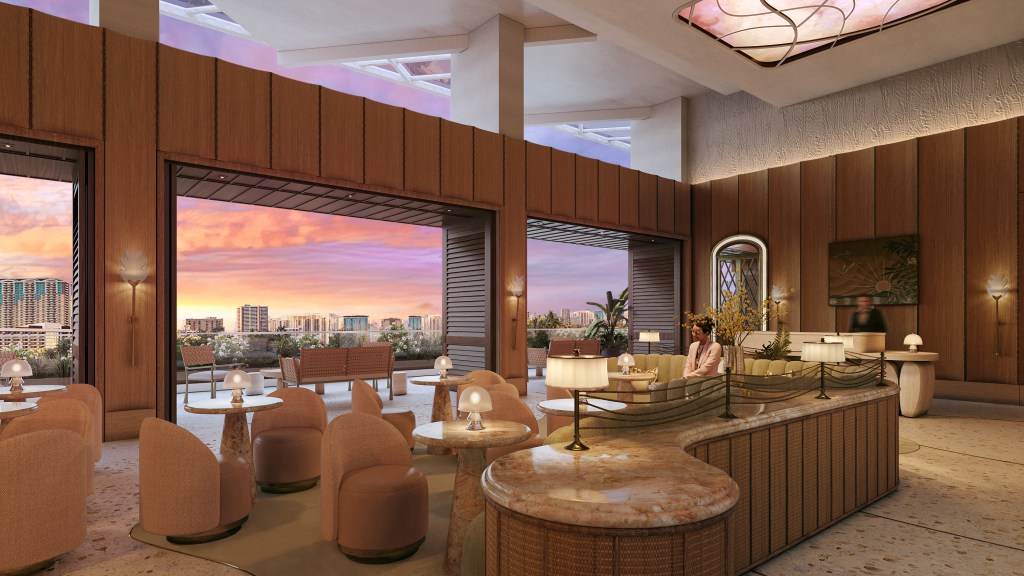 Ka La'i Waikiki Beach, LXR Hotels &amp; Resorts - 6th Floor Rendering