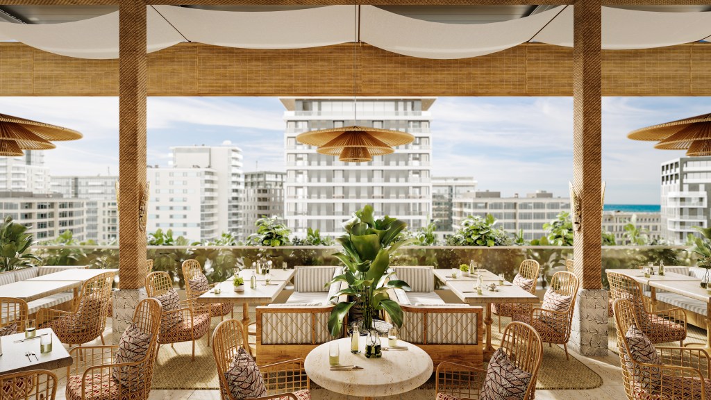 Ka La'i Waikiki Beach, LXR Hotels &amp; Resorts - Inyo Restaurant Rendering
