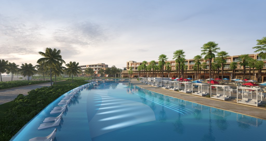 Zemi Miches All-Inclusive Resort, Curio Collection by Hilton - Pool and Exterior Rendering_Credit Hilton