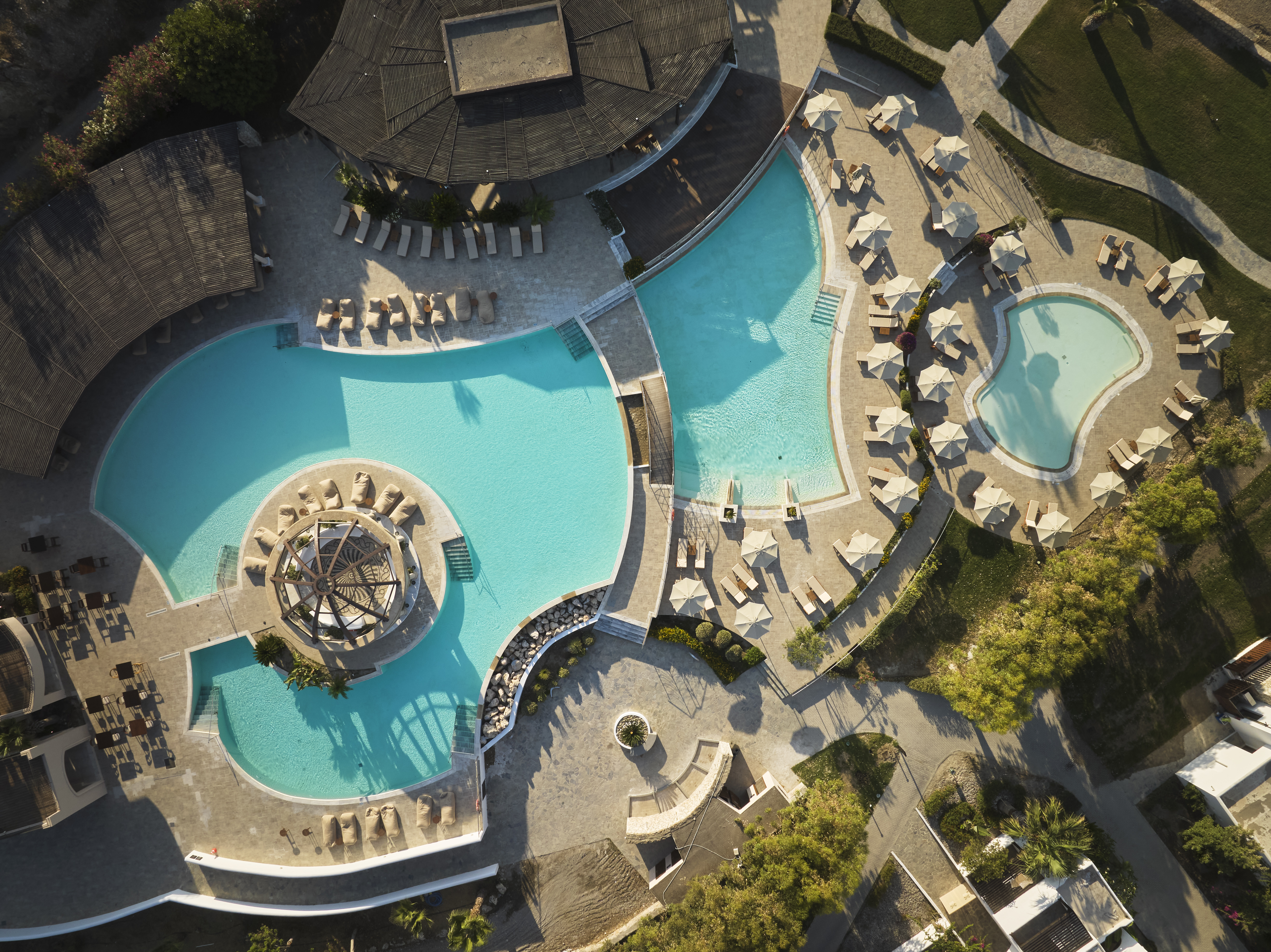 Lindian Village Beach Resort Rhodes, Curio Collection by Hilton - Pool Aerial