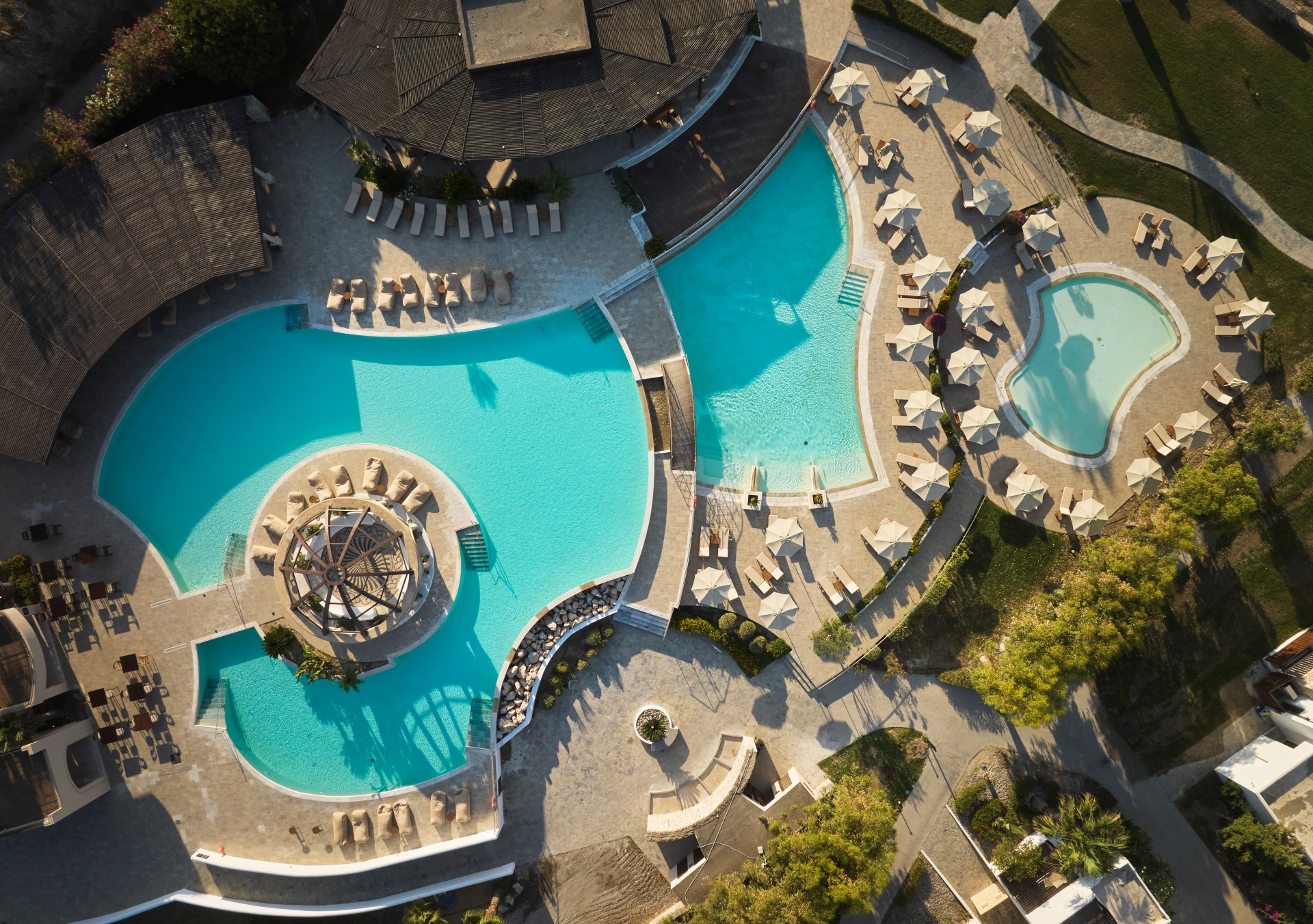 Lindian Village Beach Resort Rhodes, Curio Collection by Hilton - Pool Aerial
