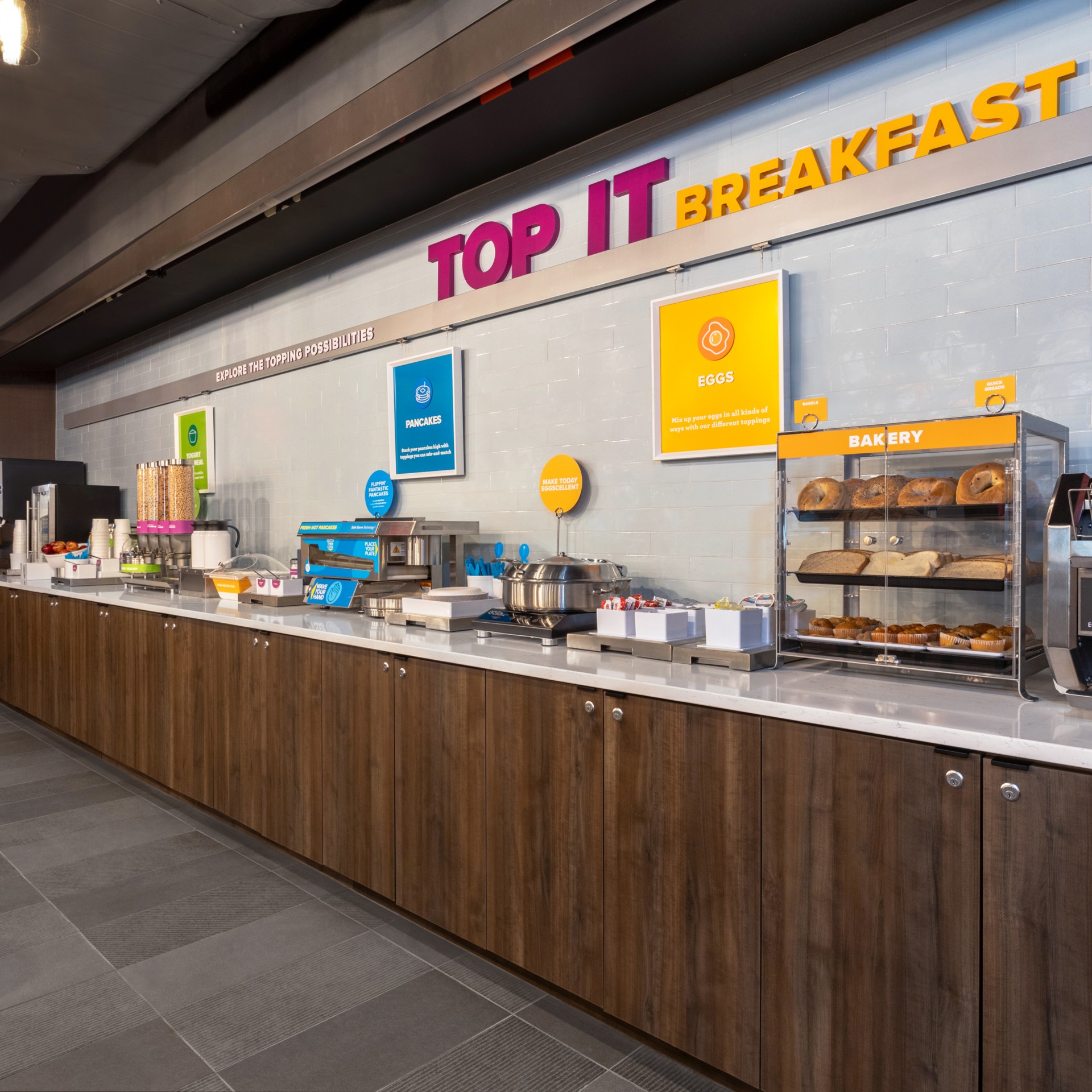 Tru by Hilton Brooklyn - Top It Breakfast Bar