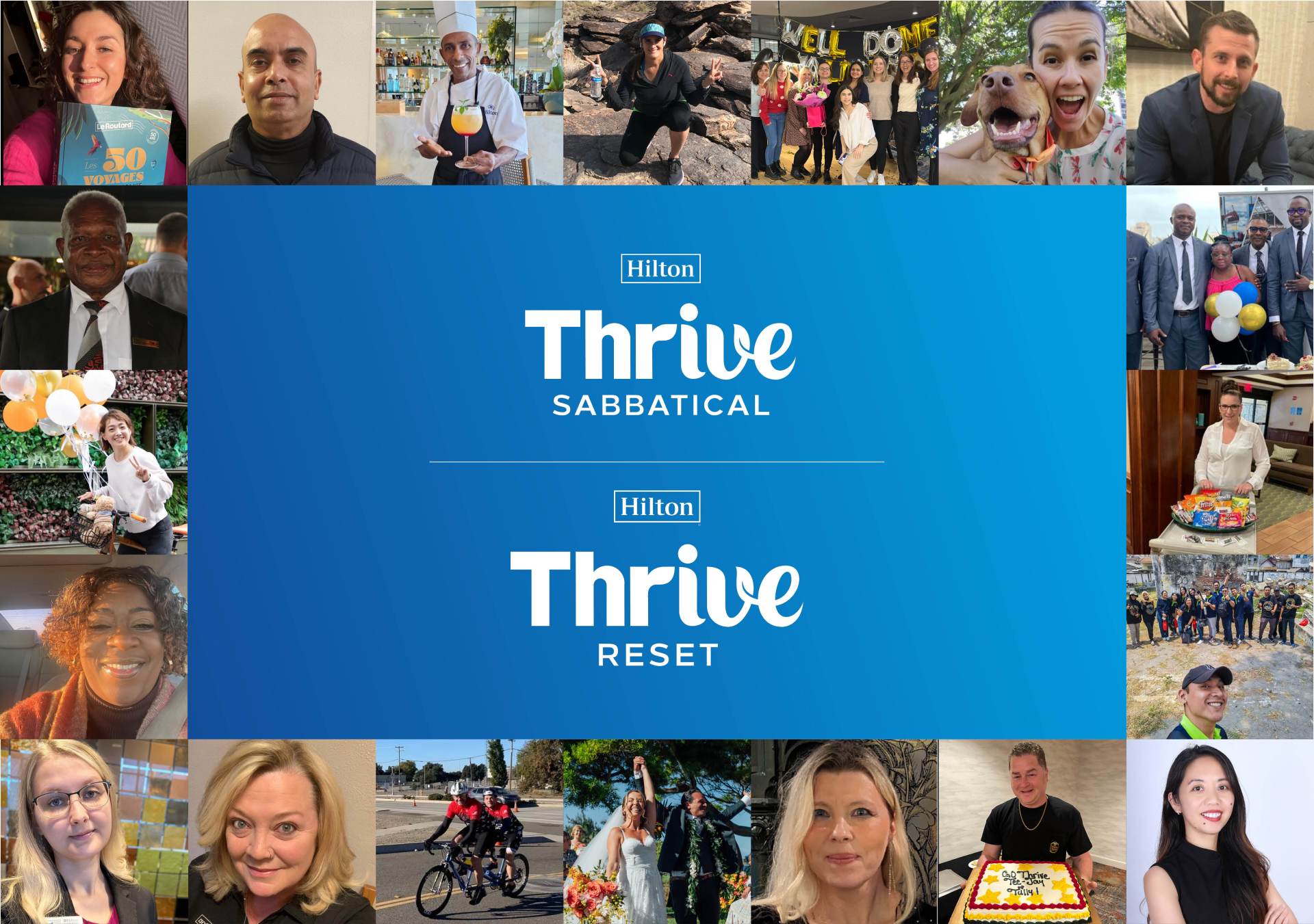 Hilton 2024 Thrive Sabbatical and Thrive Reset Winners - 995x700