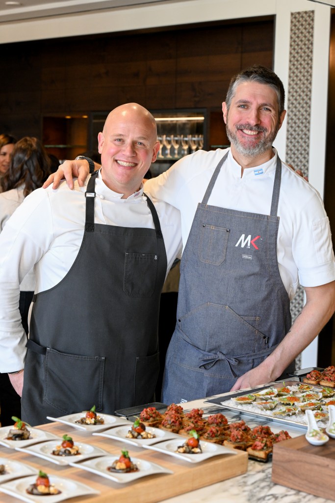 Sebastian La Rocca and Chef Todd Goodwin at A Taste of Hilton Event at Bon Appétit Kitchen - Photo Credit - ©Sean_Sime