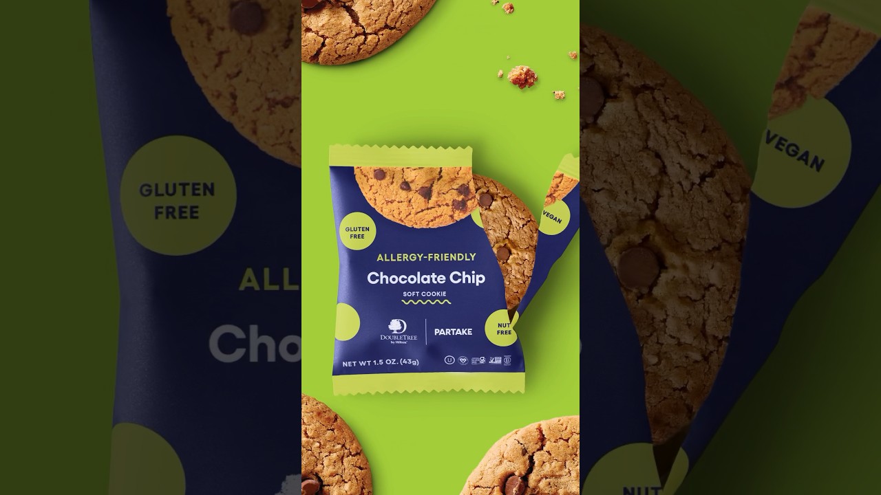 Our new allergy‑friendly cookie just checked in