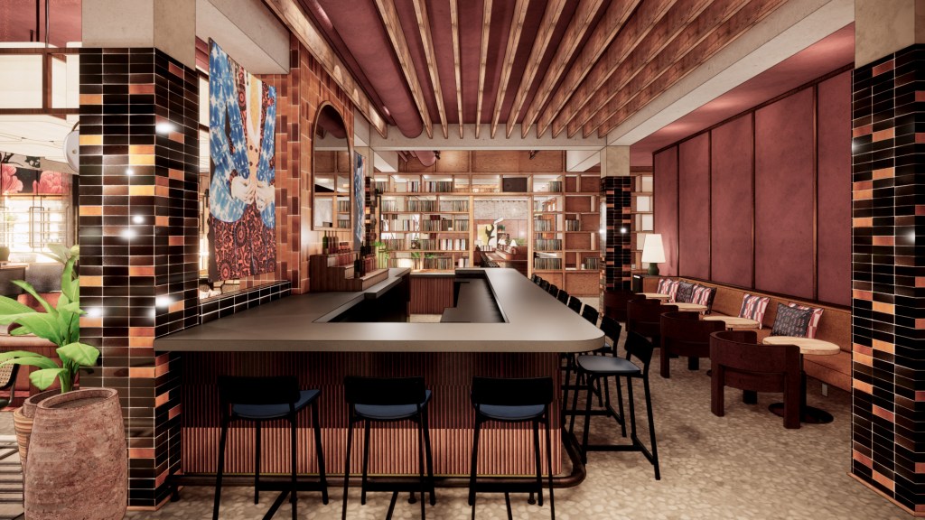 Motto by Hilton Bentonville - Motto Commons Bar Rendering