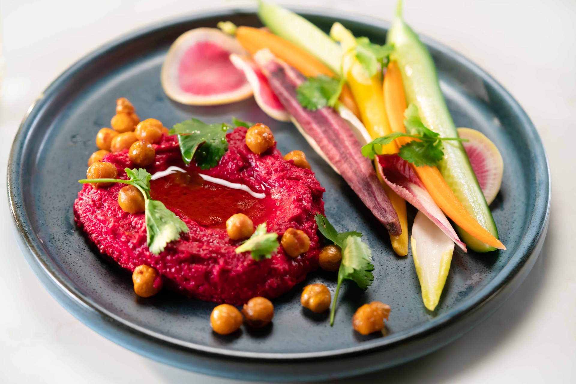 Beet Hummus at Tempo by Hilton