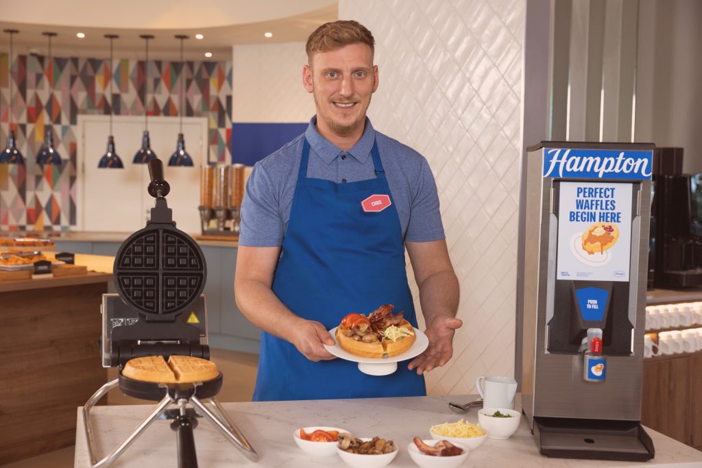 headshot of Chris Smith, Hampton by Hilton Waffle Boss